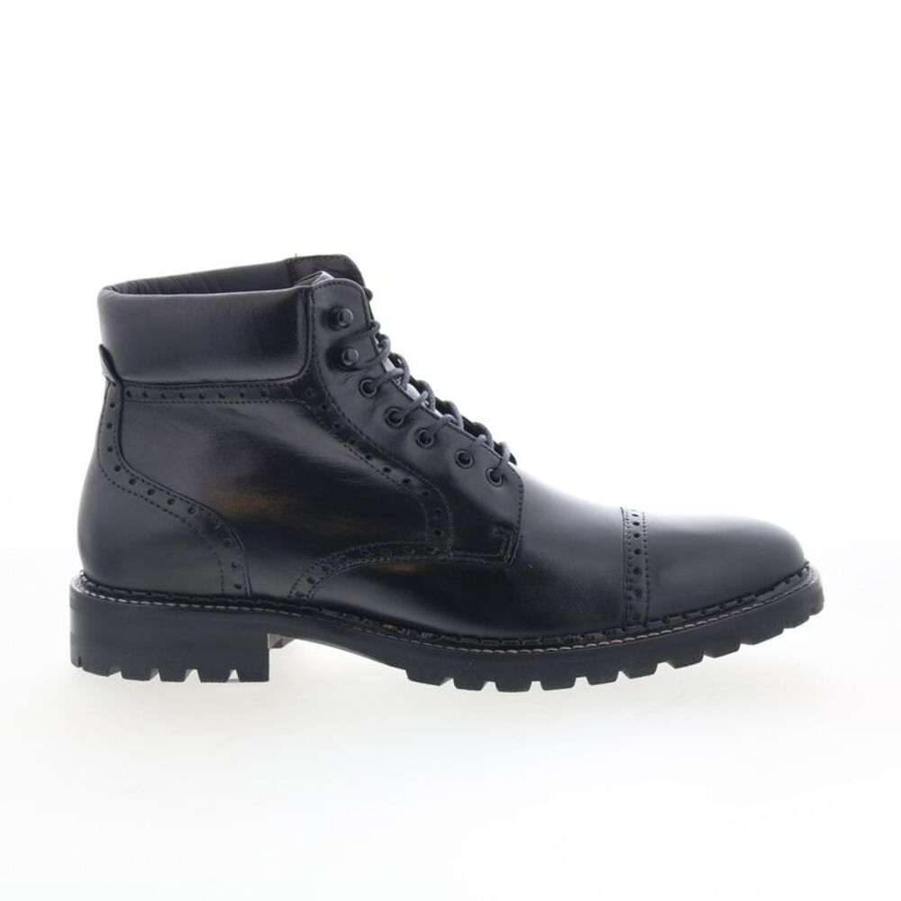 Johnston & Murphy Mens Garrison Black Boots (NWT)